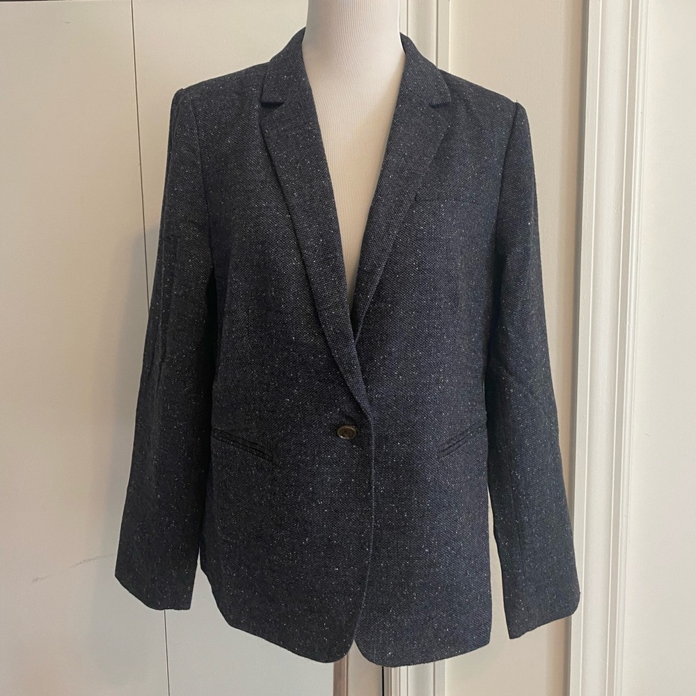Ann Taylor Loft Tweed Blazer size 14 NWT
